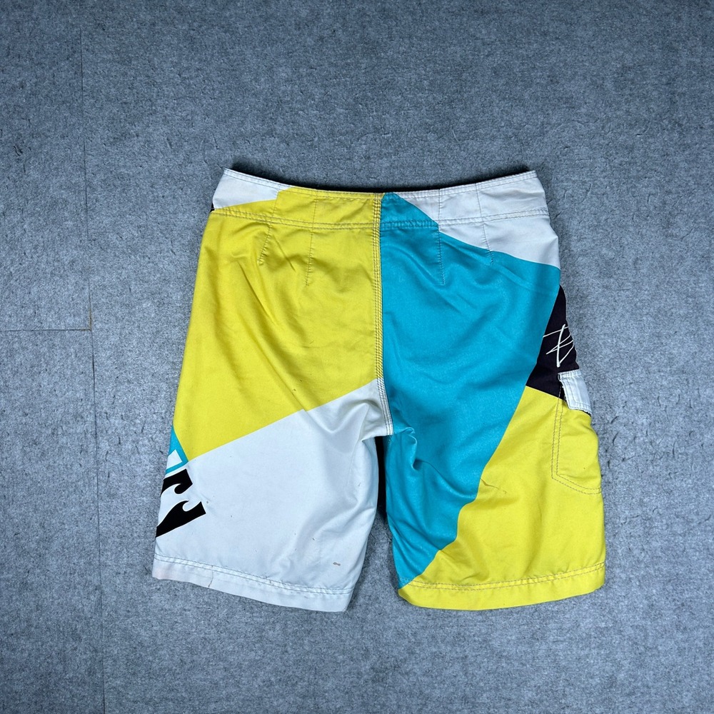 Billabong board shorts mens 32 Multicolor geometric surf swim trunks beachwear - Picture 5 of 16